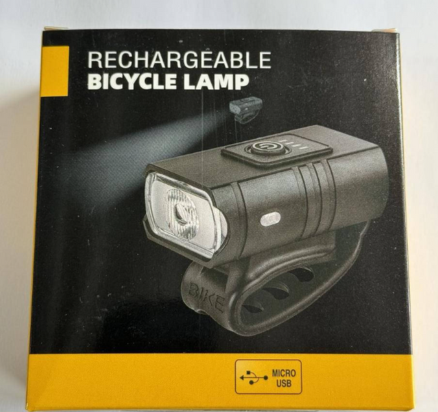 Велосипедна LED фара DEN009 фото